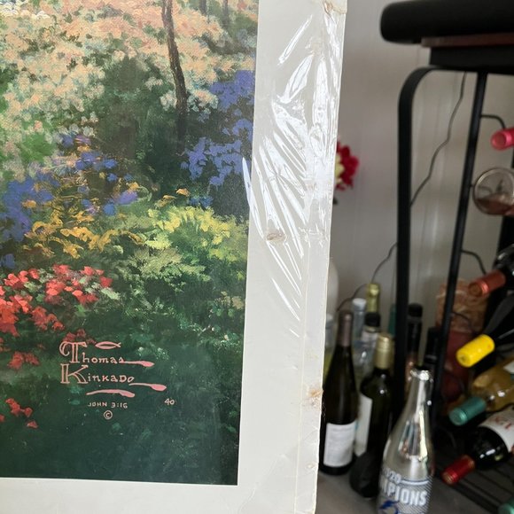 Unframed "Gardens Beyond Spring Gate" by Thomas Kinkade - Picture 12 of 12